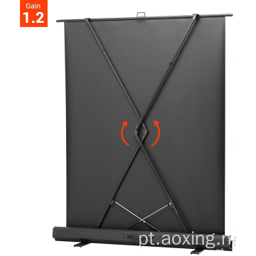 180x102cm Piso Standing Water Material Projector Screen 4K